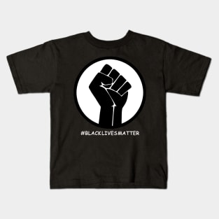 Black Power Fist Kids T-Shirt